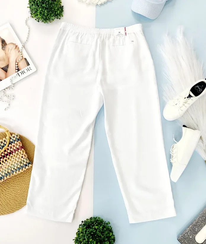 Pantalón Tommy Hilfiger para dama color blanco