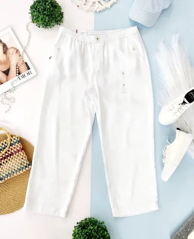 Pantalón Tommy Hilfiger para dama color blanco