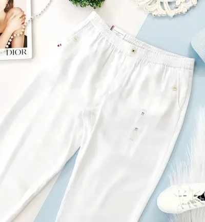 Pantalón Tommy Hilfiger para dama color blanco