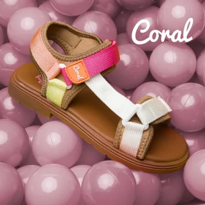 Sandalias Coral Lilo Sunset para niña
