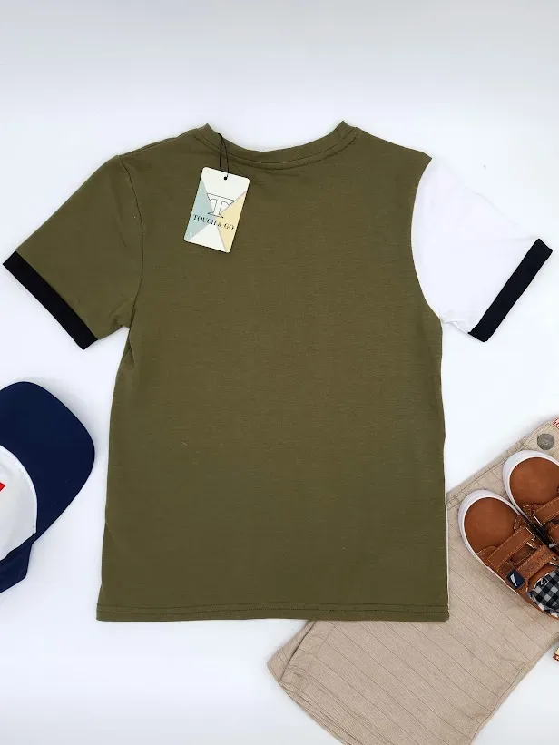 Camiseta Touch and go para niño multicolor
