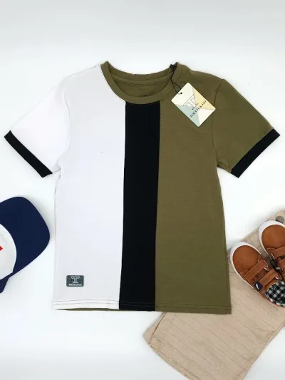 Camiseta Touch and go para niño multicolor