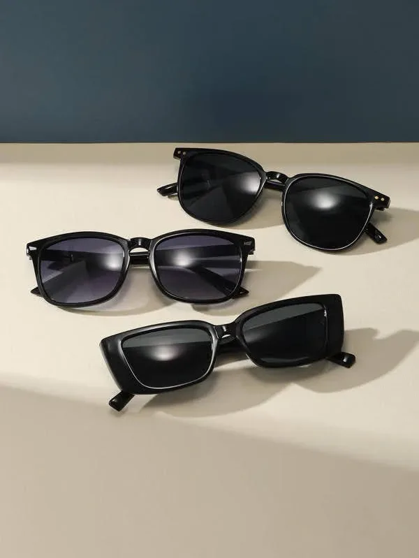 Set de lentes para dama color negro