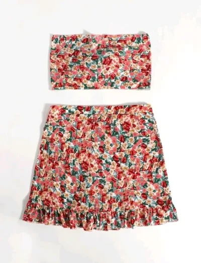 Conjunto para dama estampado floral