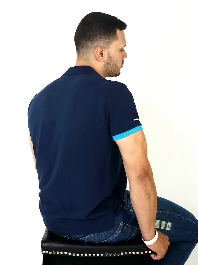 Camiseta Hummer de caballero color azul