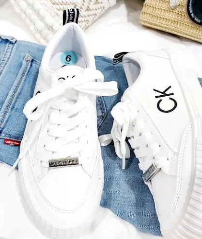 Tenis Calvin Klein para dama color blanco