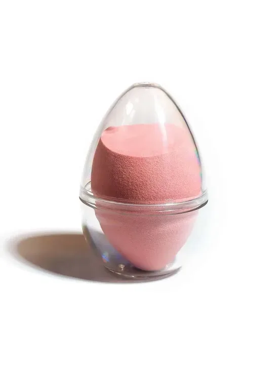 Esponja para maquillaje color rosado