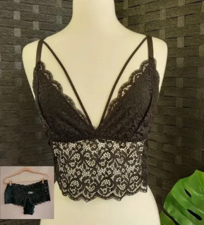 Lencería para dama color negro