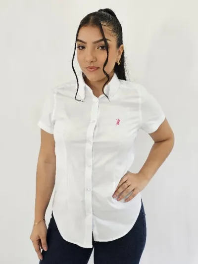 Camisa Cambridge polo para Dama