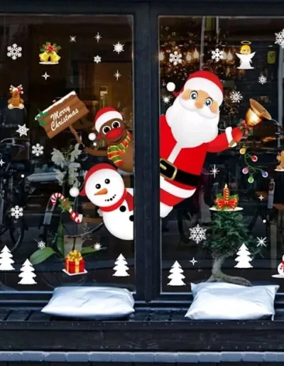 Pegatinas de pared navideñas