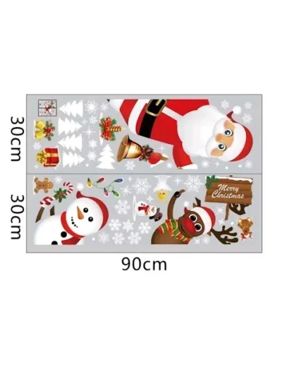 Pegatinas de pared navideñas