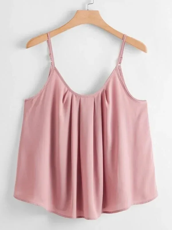 Blusa para dama plus color rosado claro