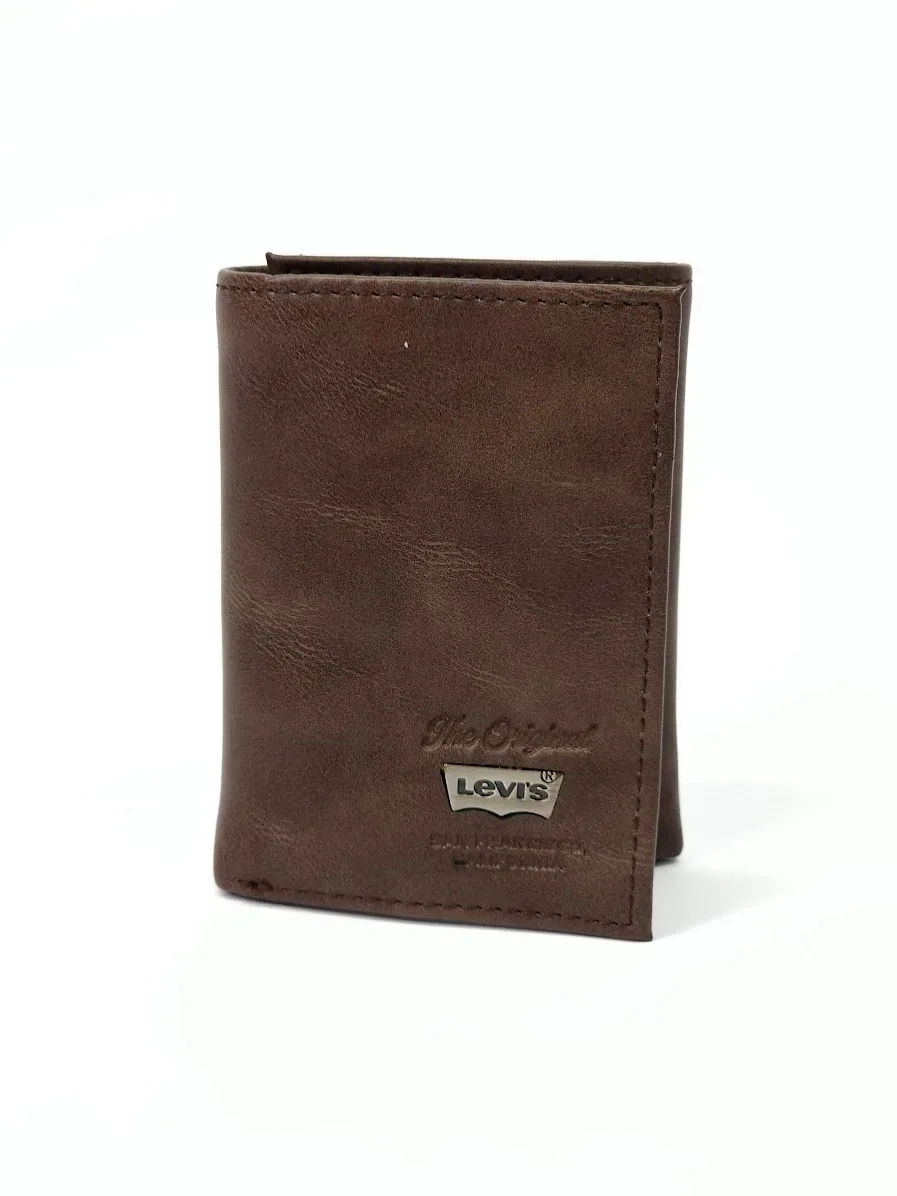 Billetera LEVIS para caballero color café