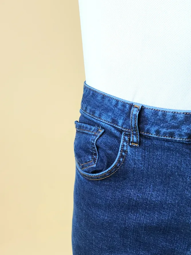 Jeans Estivaneli para caballero UZT-24M-6152 COLOR AZUL