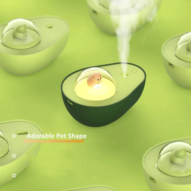 Difusor con diseño de aguacate.