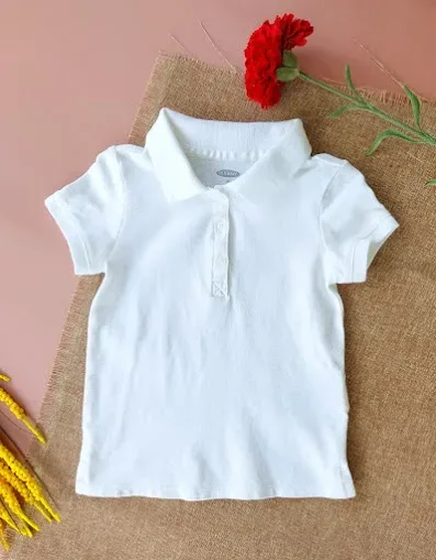 Blusa Old Navy para niña color blanco
