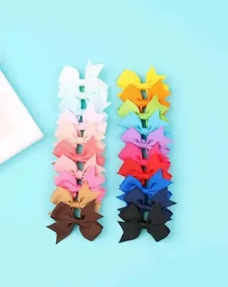 Lazos pequeños para niña multicolor