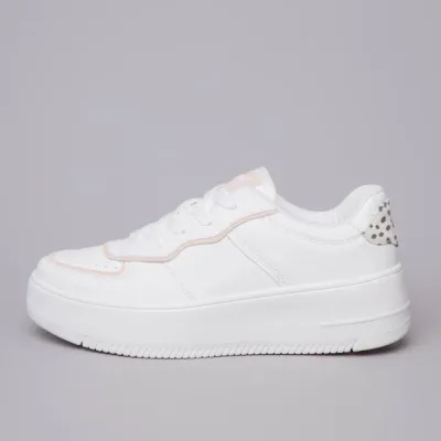 Tenis Coral para dama color blanco FLORENCE PALE PINK