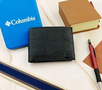Billetera Columbia para caballero color negro