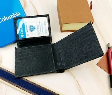 Billetera Columbia para caballero color negro