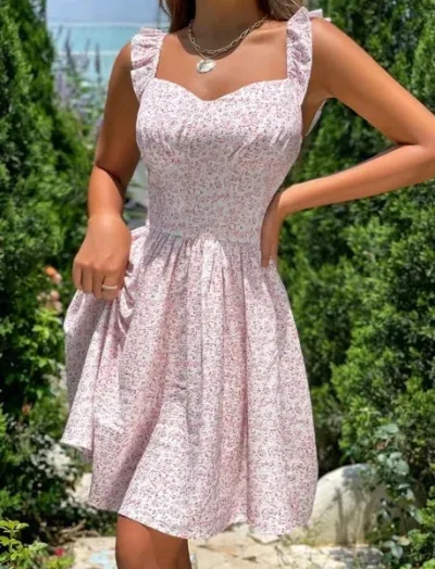 Vestido para dama diseño floral