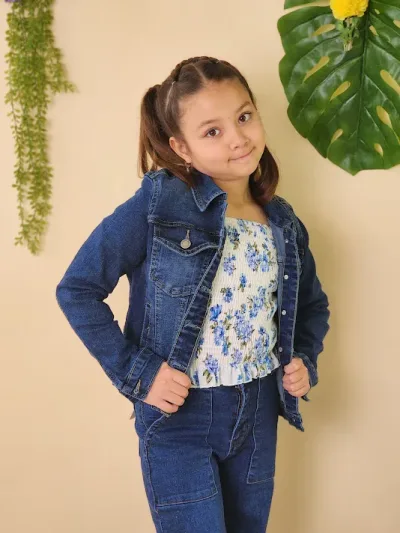 Jacket Cambridge Polo Club para niña CP-7-345762 COLOR AZUL