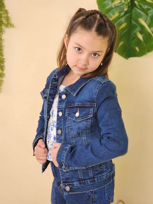 Jacket Cambridge Polo Club para niña CP-7-345762 COLOR AZUL