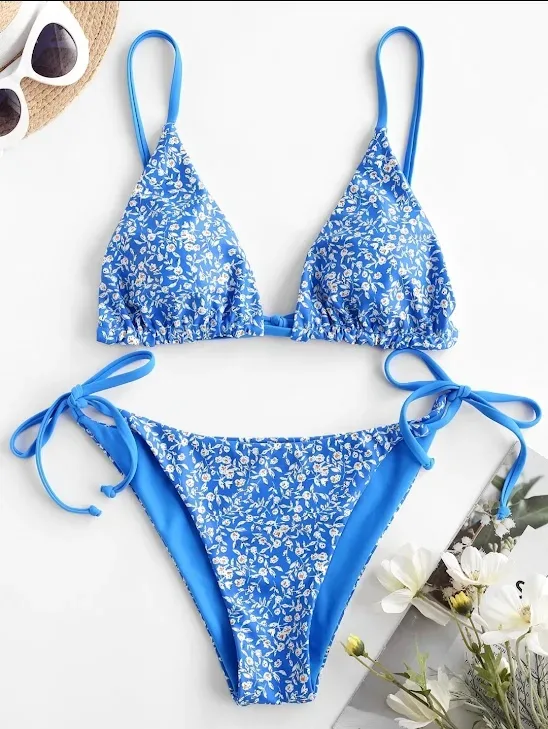 Vestido de baño para dama diseño floral