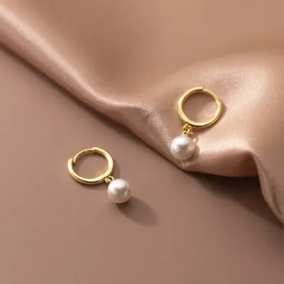 Argollas acero inoxidable para dama