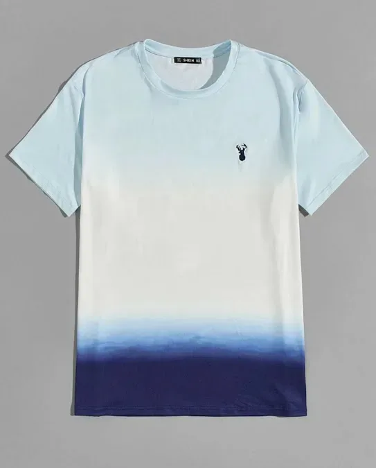 Camiseta para caballero color azul