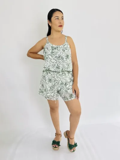 Enterizo color verde para Dama