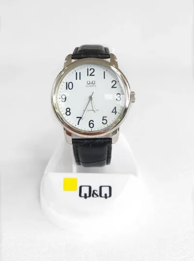 Reloj Q&Q para caballero color negro y plateado