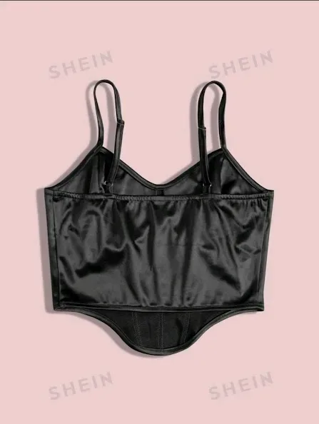 Crop top para dama color negro