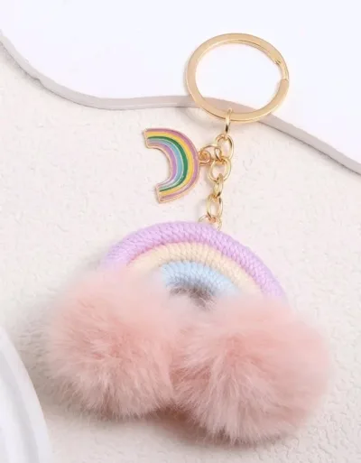 Llavero diseño arcoiris