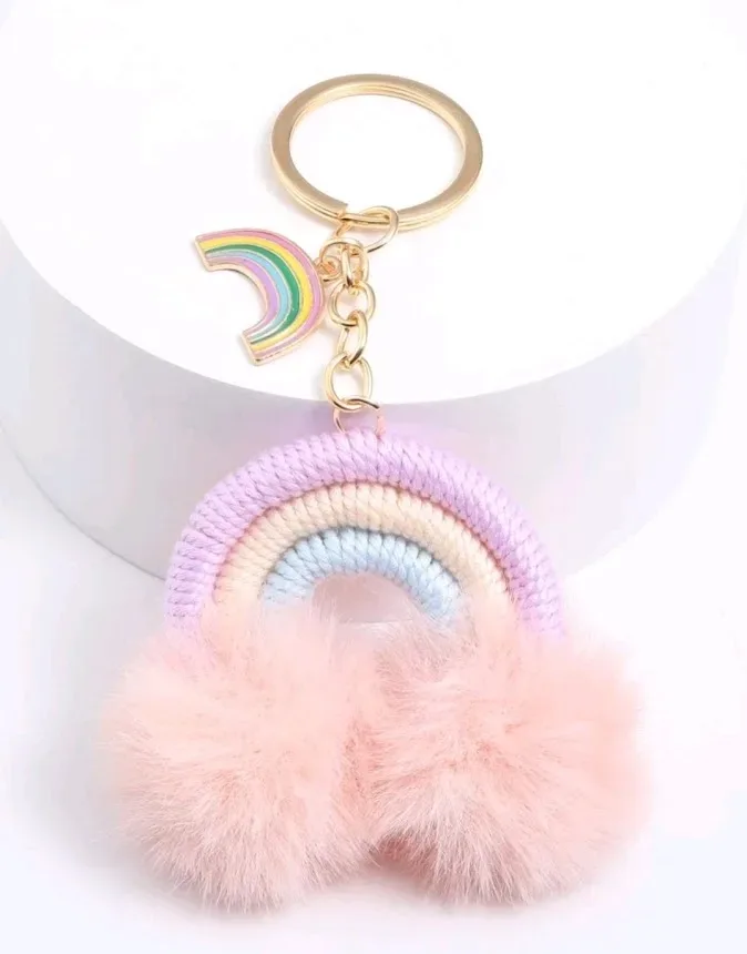 Llavero diseño arcoiris