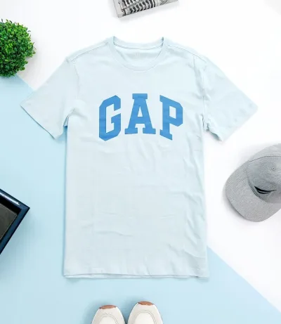 Camiseta Gap para caballero color celeste