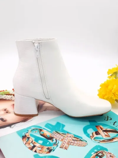 Botines Coral Maya White Tex