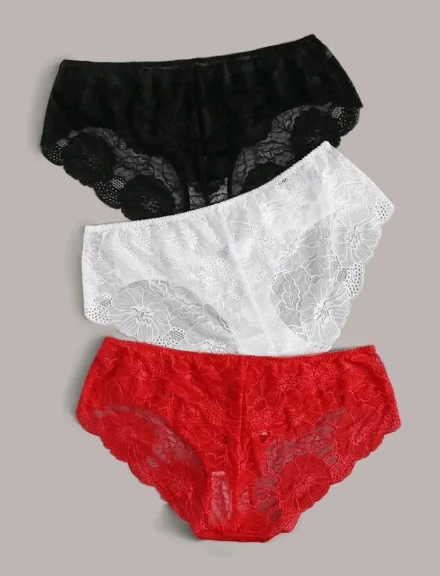 Set de bragas para dama multicolor