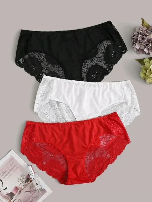 Set de bragas para dama multicolor