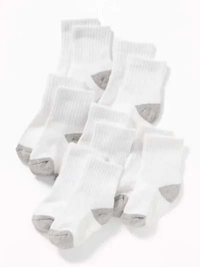 Medias para niño color blanco Old Navy