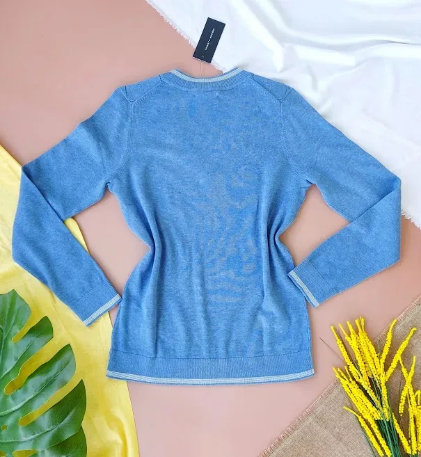 Suéter Tommy Hilfiger para dama color azul