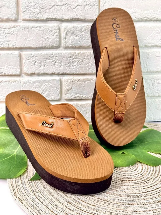 Sandalias Coral Marnie Camel para Dama