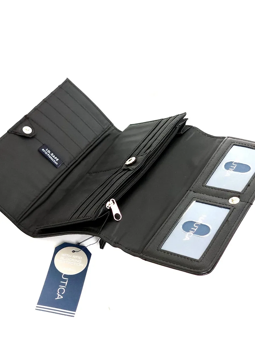 Cartera Nautica para Dama color negro