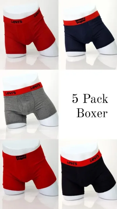 Set de 5 boxer Levi´s para caballero