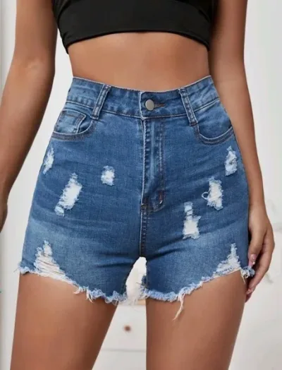 Short para dama color azul