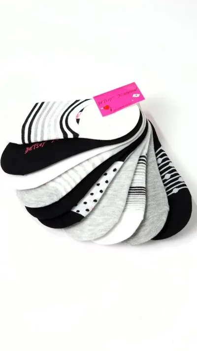 Set 10 pares de medias Betsey Johnson  para Dama multicolor.
