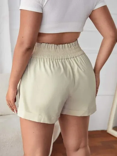 Short para dama color beige