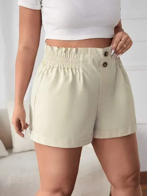 Short para dama color beige