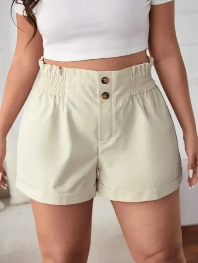 Short para dama color beige