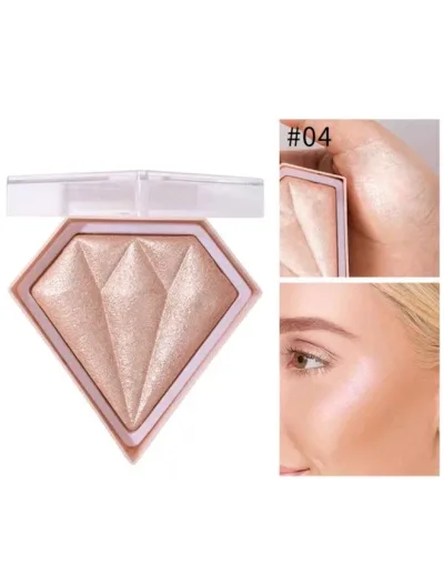 Iluminador en forma de diamante